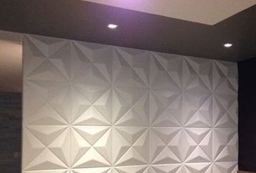 Detalhe de revestimento colado em coluna